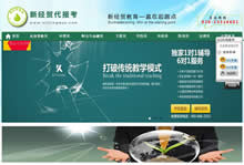 新經貿代報考網站建設